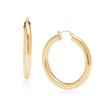 Hot Hoops Large-Gold-Phyllis + Rosie